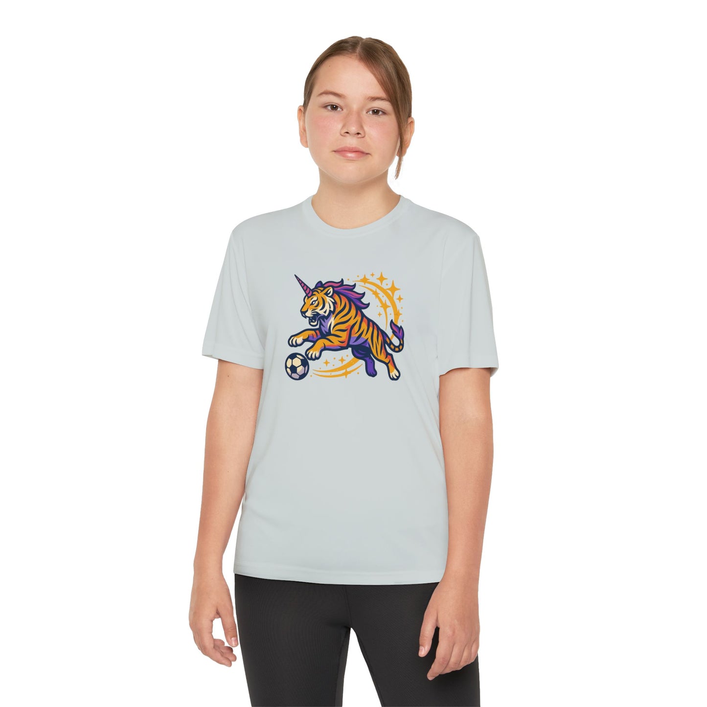 Unicorn Tigers Youth Performance Tee