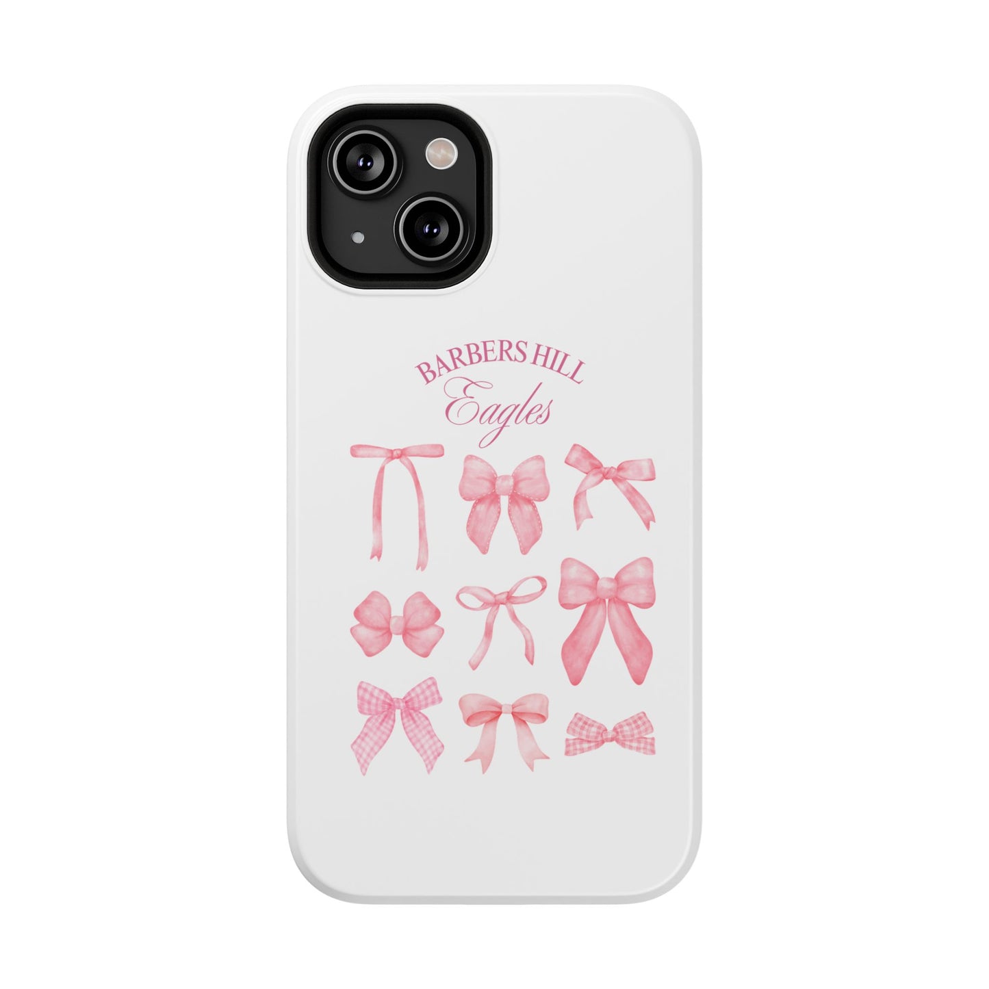Pink Bow Impact-Resistant Case