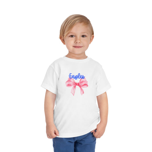 Pink Bow Toddler Tee