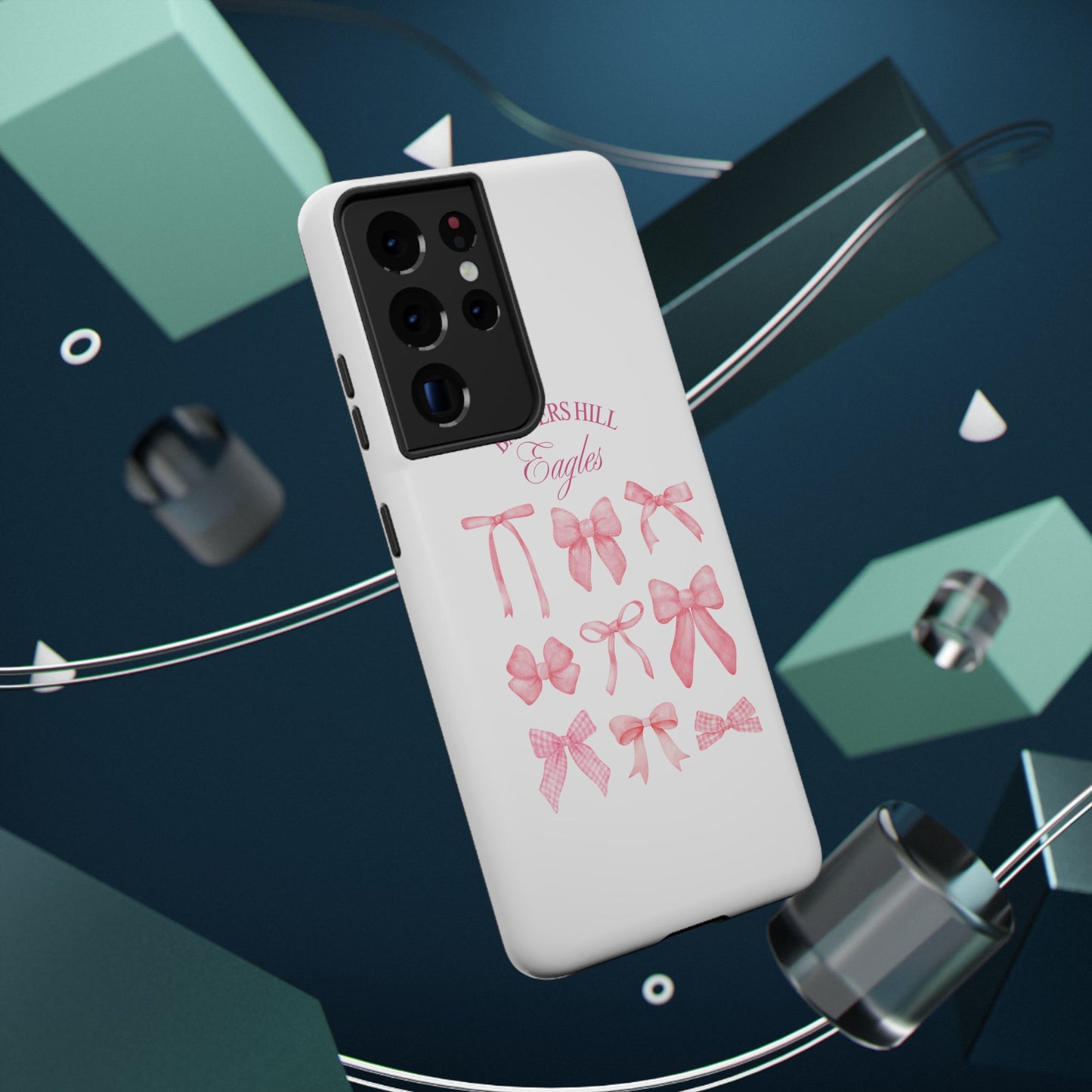 Pink Bow Impact-Resistant Case
