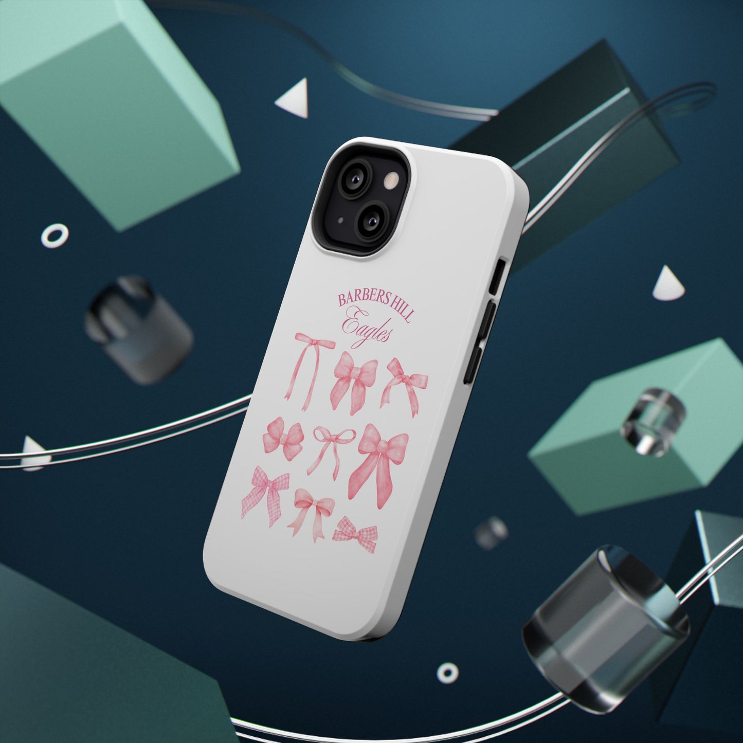 Pink Bow Impact-Resistant Case