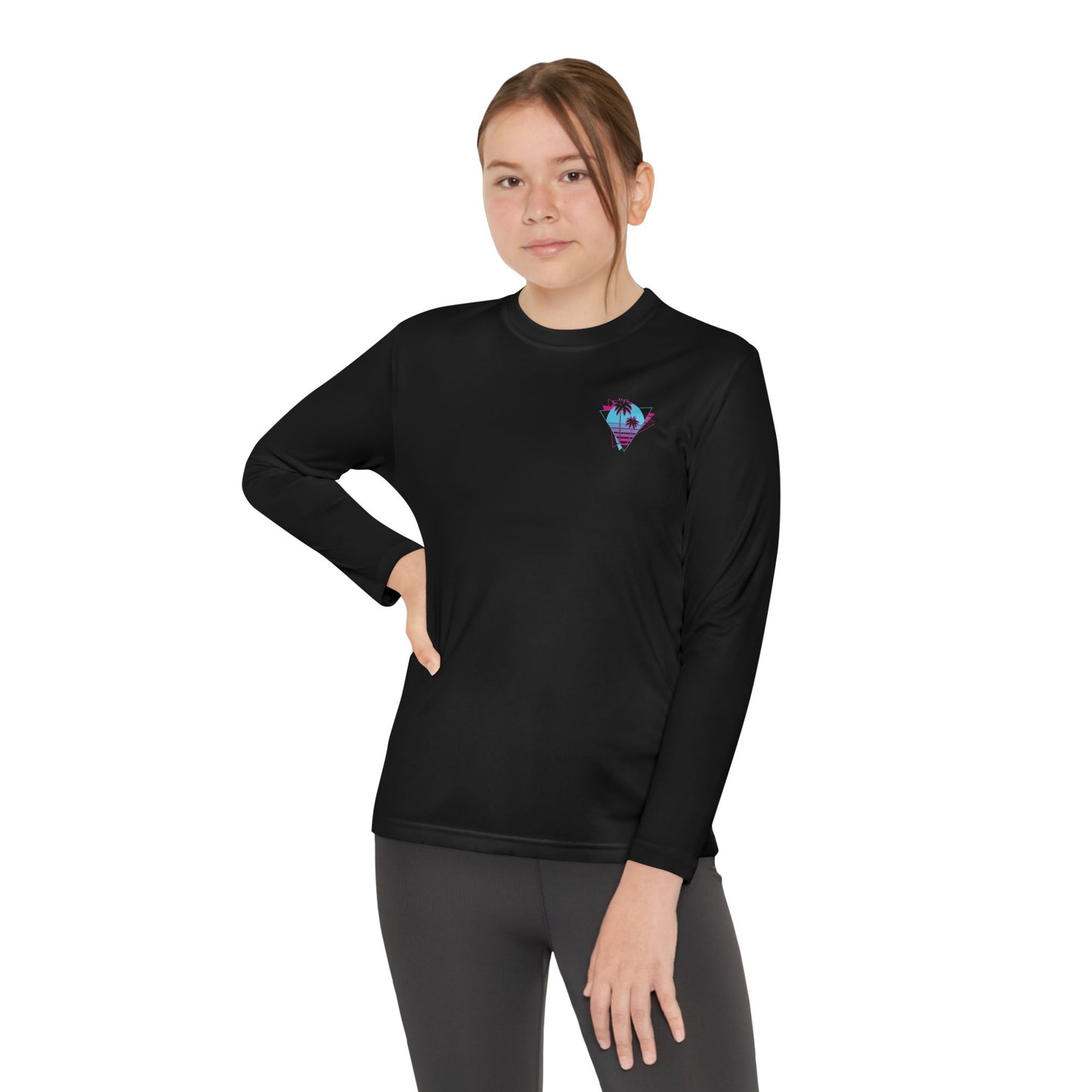 Barbers Hill Vibes Long Sleeve Youth Performance Tee