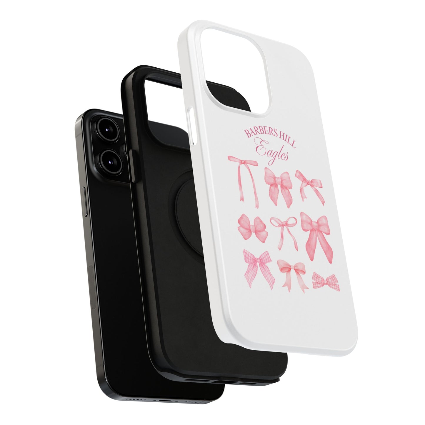 Pink Bow Impact-Resistant Case