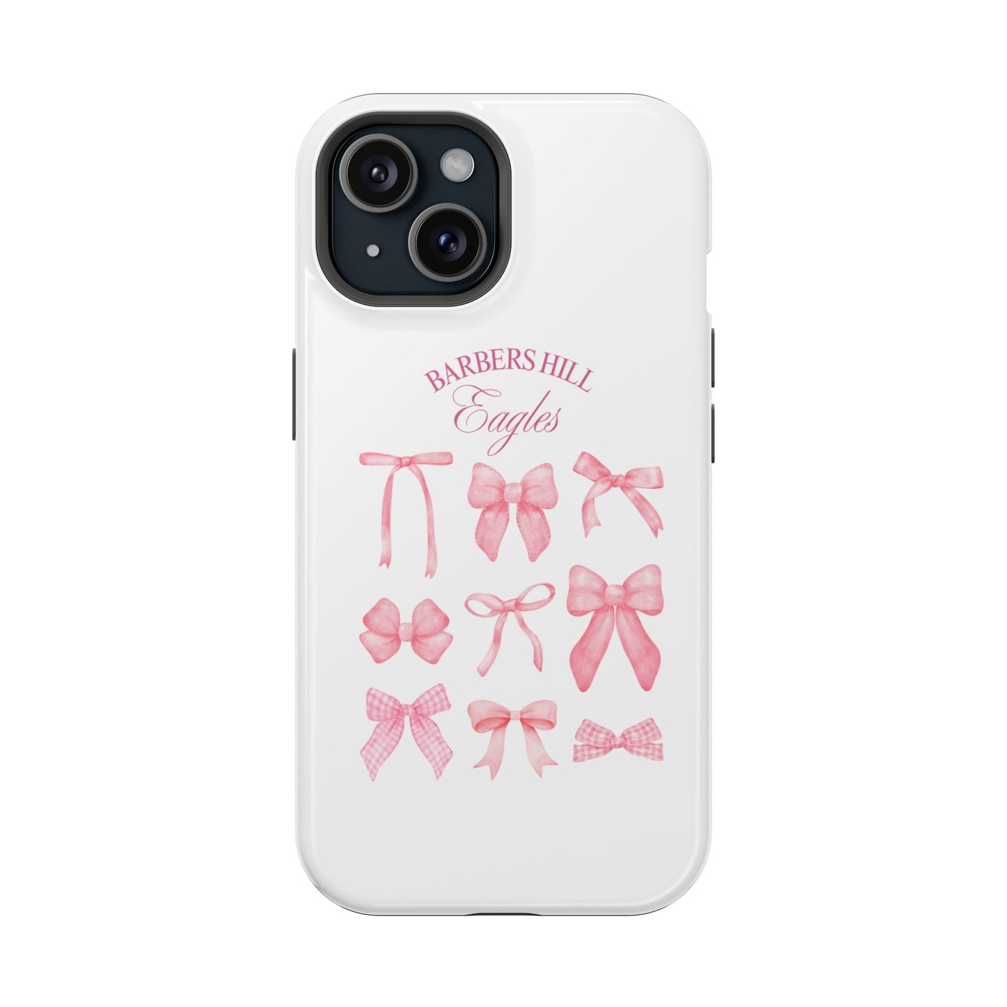 Pink Bow Impact-Resistant Case