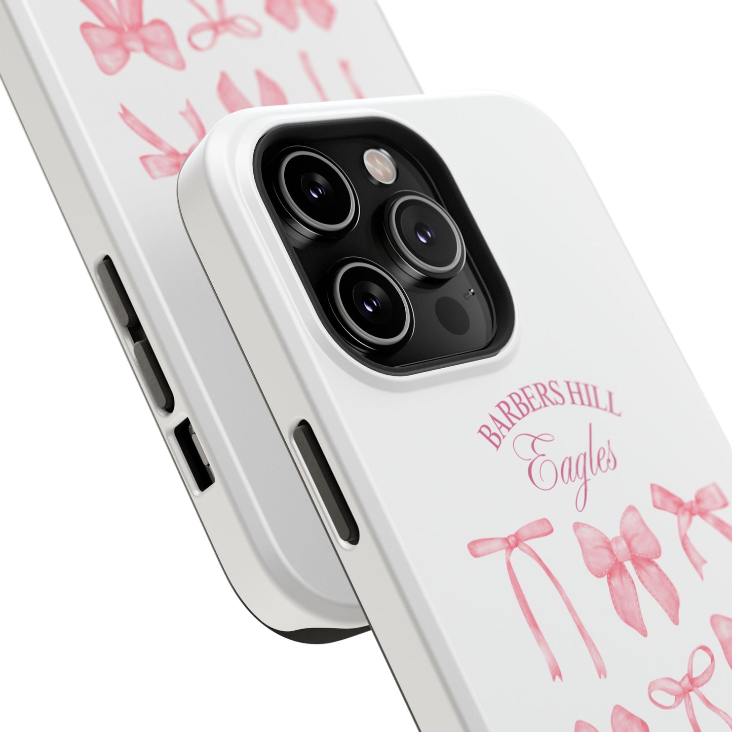 Pink Bow Impact-Resistant Case