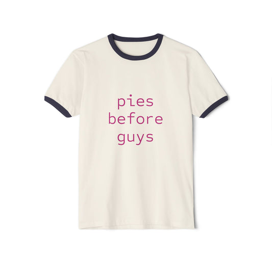 Pies Before Guys Thanksgiving Ringer Tee