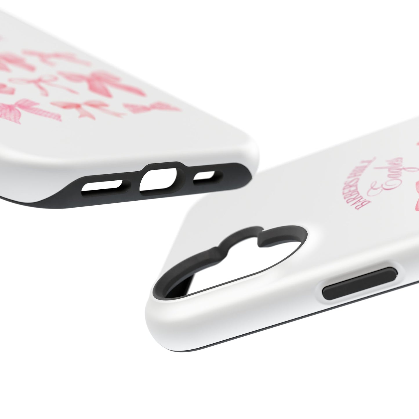 Pink Bow Impact-Resistant Case