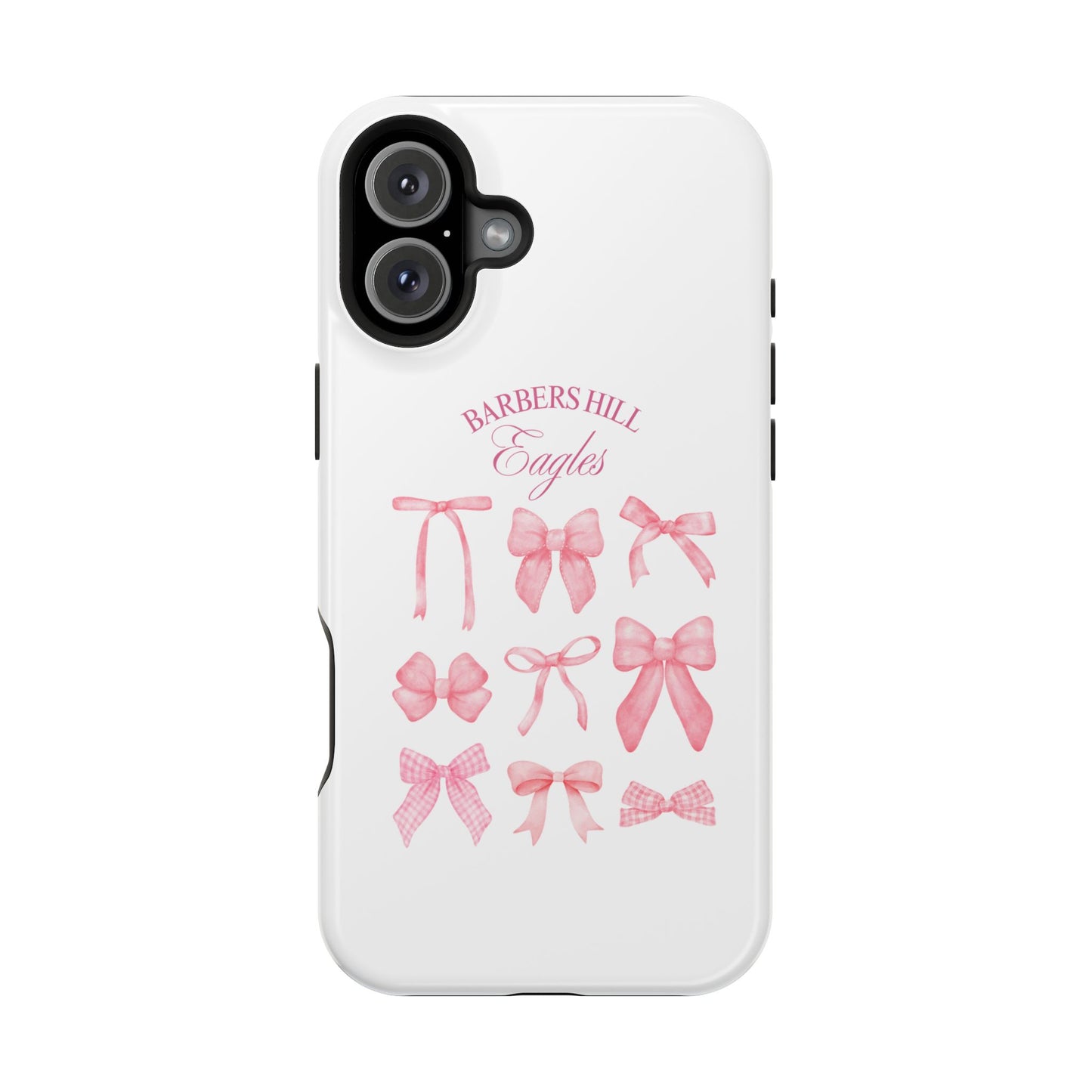 Pink Bow Impact-Resistant Case