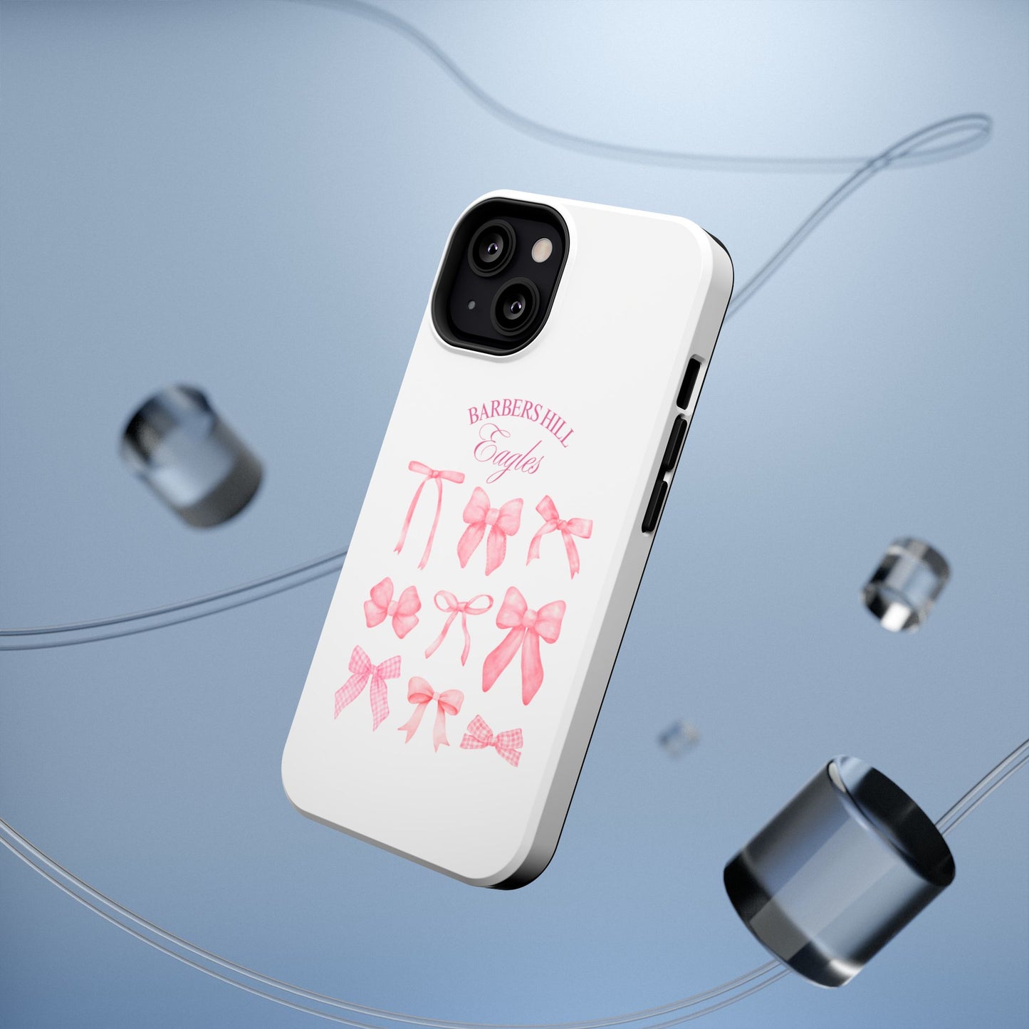 Pink Bow Impact-Resistant Case