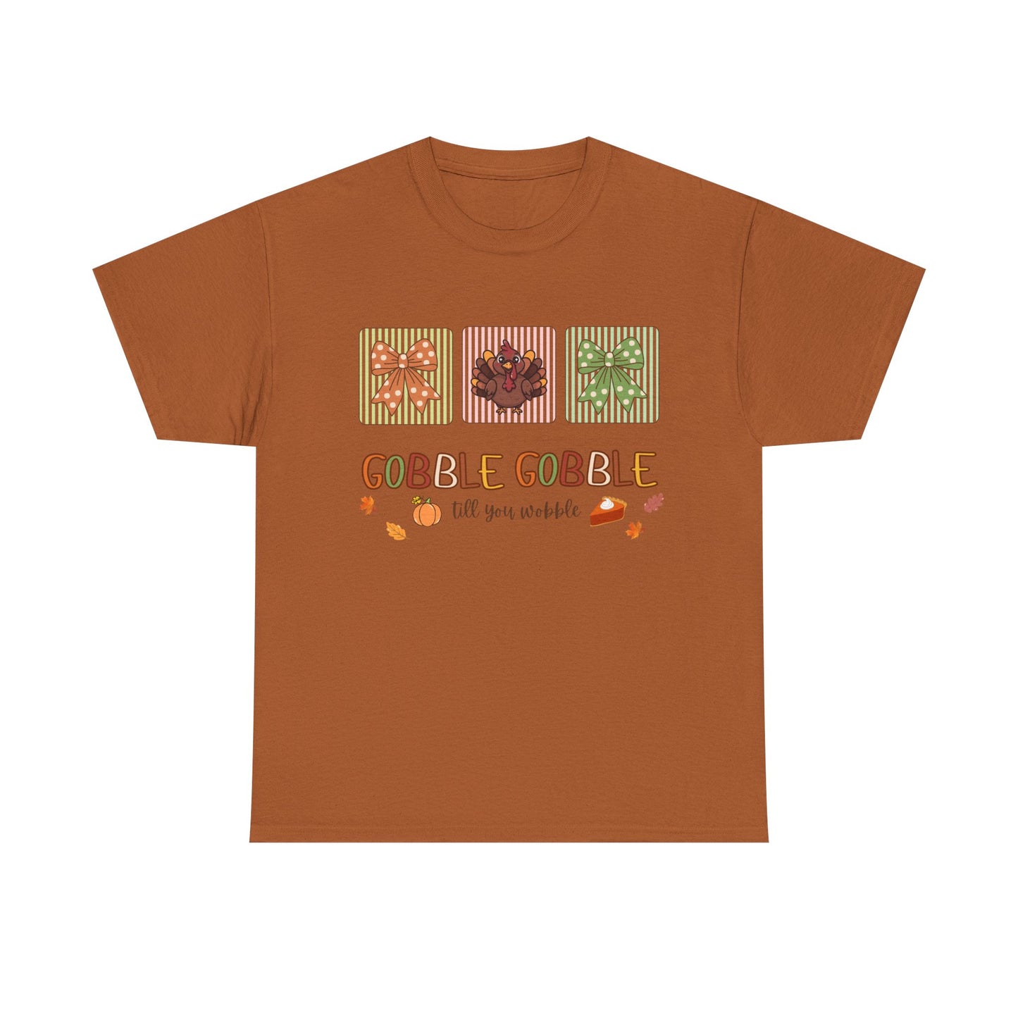 Thanksgiving 'Gobble Gobble' Turkey Tee